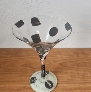 Decorative Lolita Love My Martini Glass Chocolatini